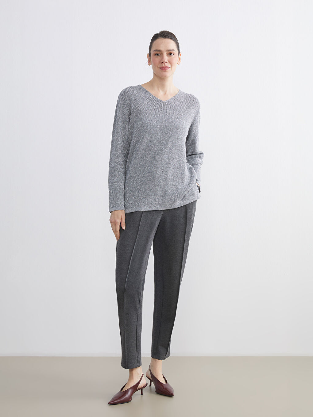 Elasticated Waist Women's Trousers