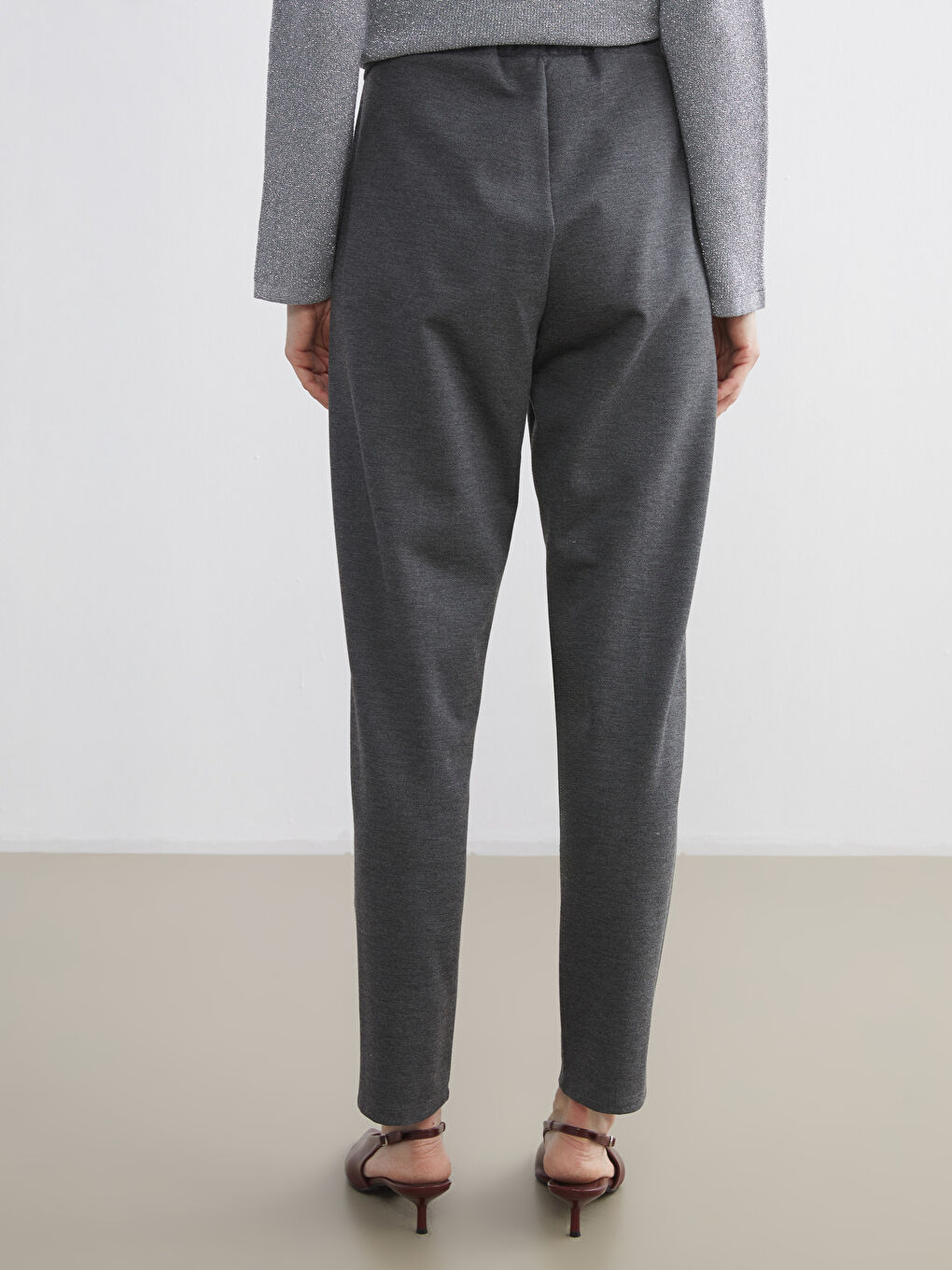 Elasticated Waist Women's Trousers-3