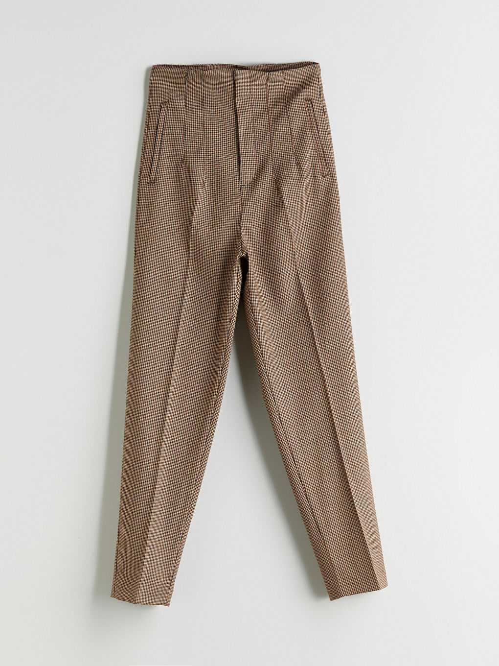 LCW Vision Slim Fit Patterned Carrot Fit Women's Trousers -W58812Z8-LLL