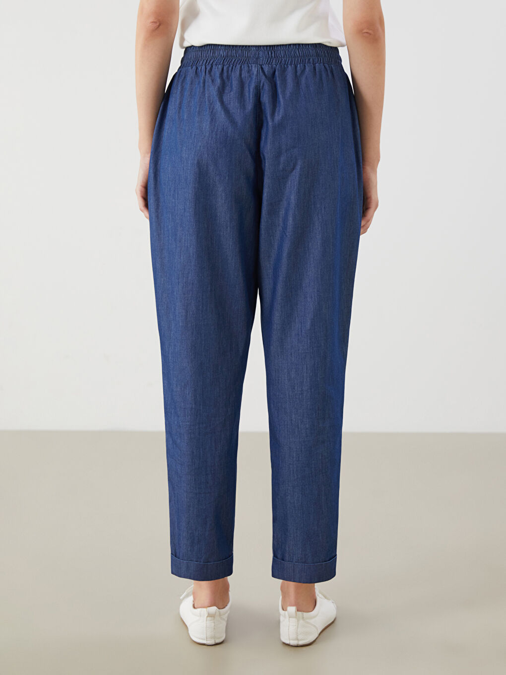 LCW Grace Elasticated Waist Straight Fit Women's Jeans -W58815Z8-890