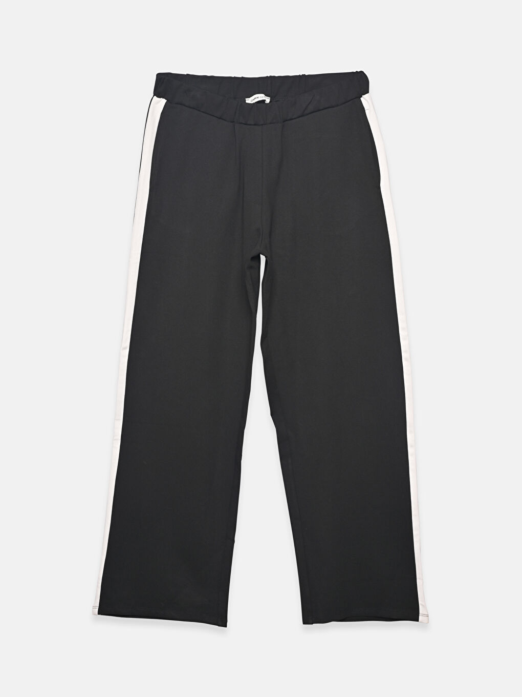 Beli Lastikli Geniş Paça Kadın Pantolon-4