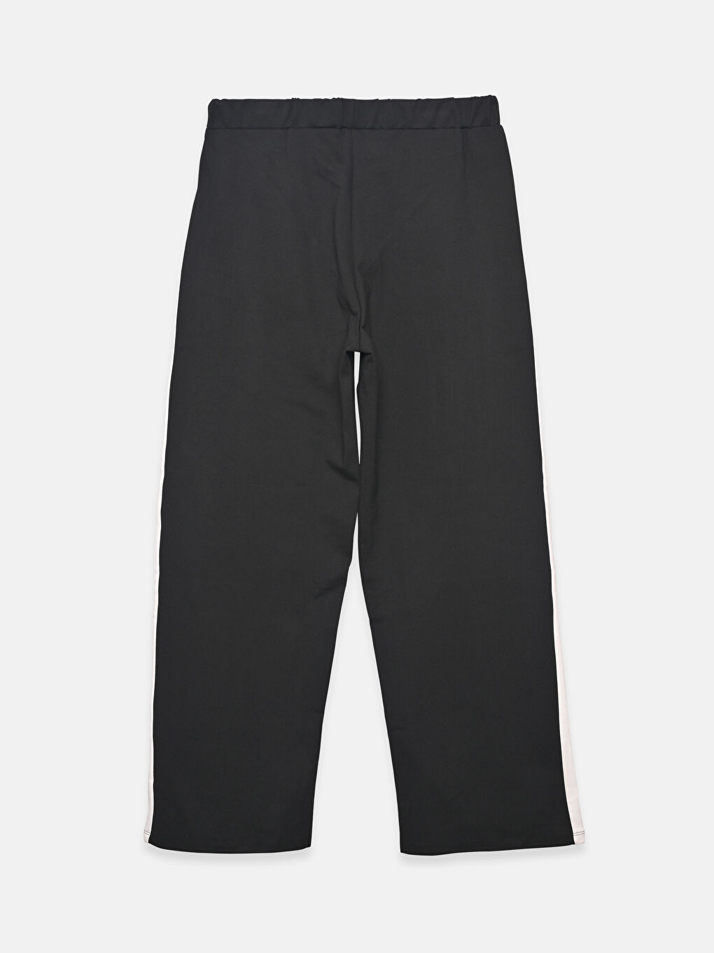 Beli Lastikli Geniş Paça Kadın Pantolon-5