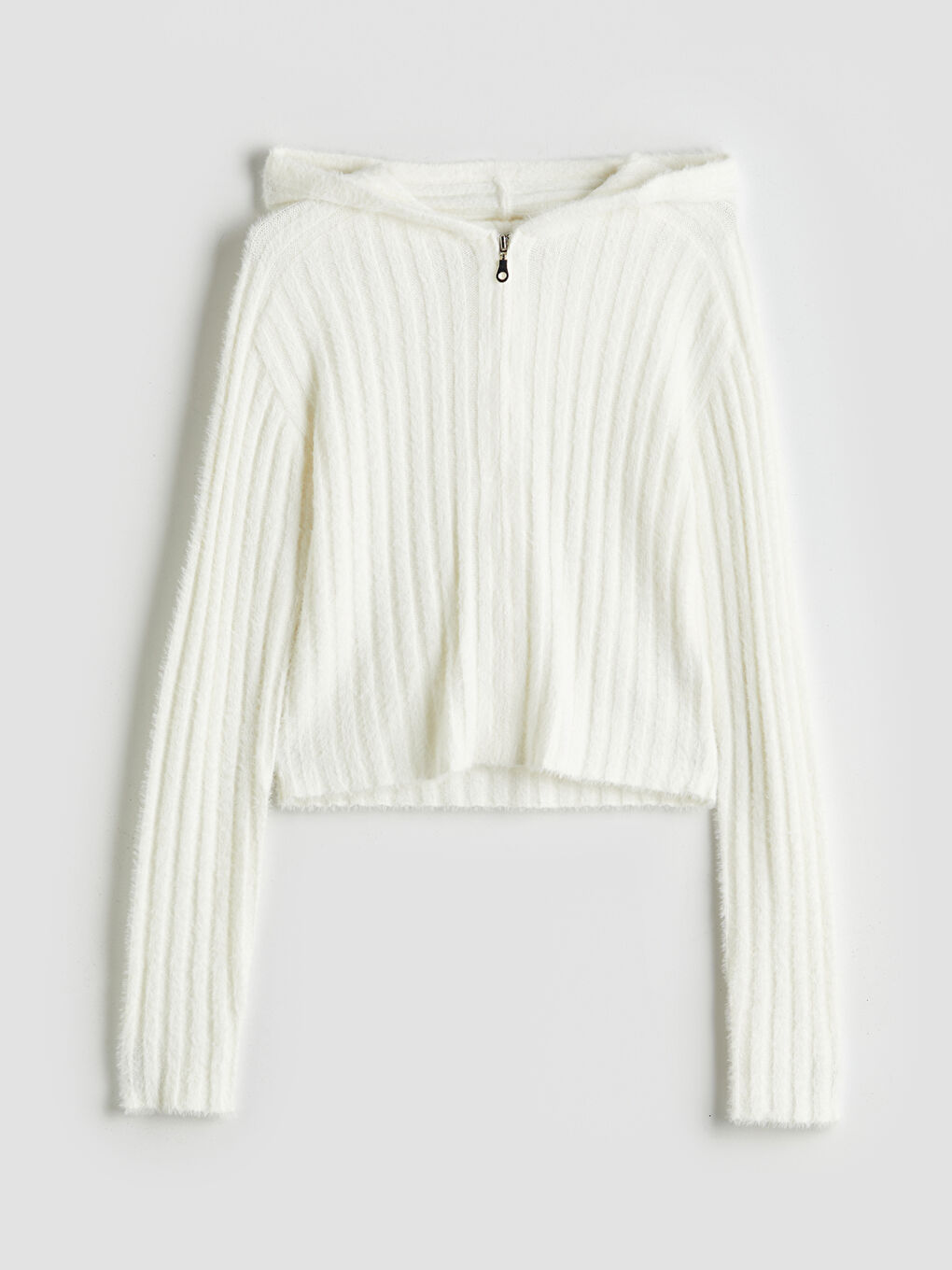 Hooded Women's Knitwear Cardigan-4