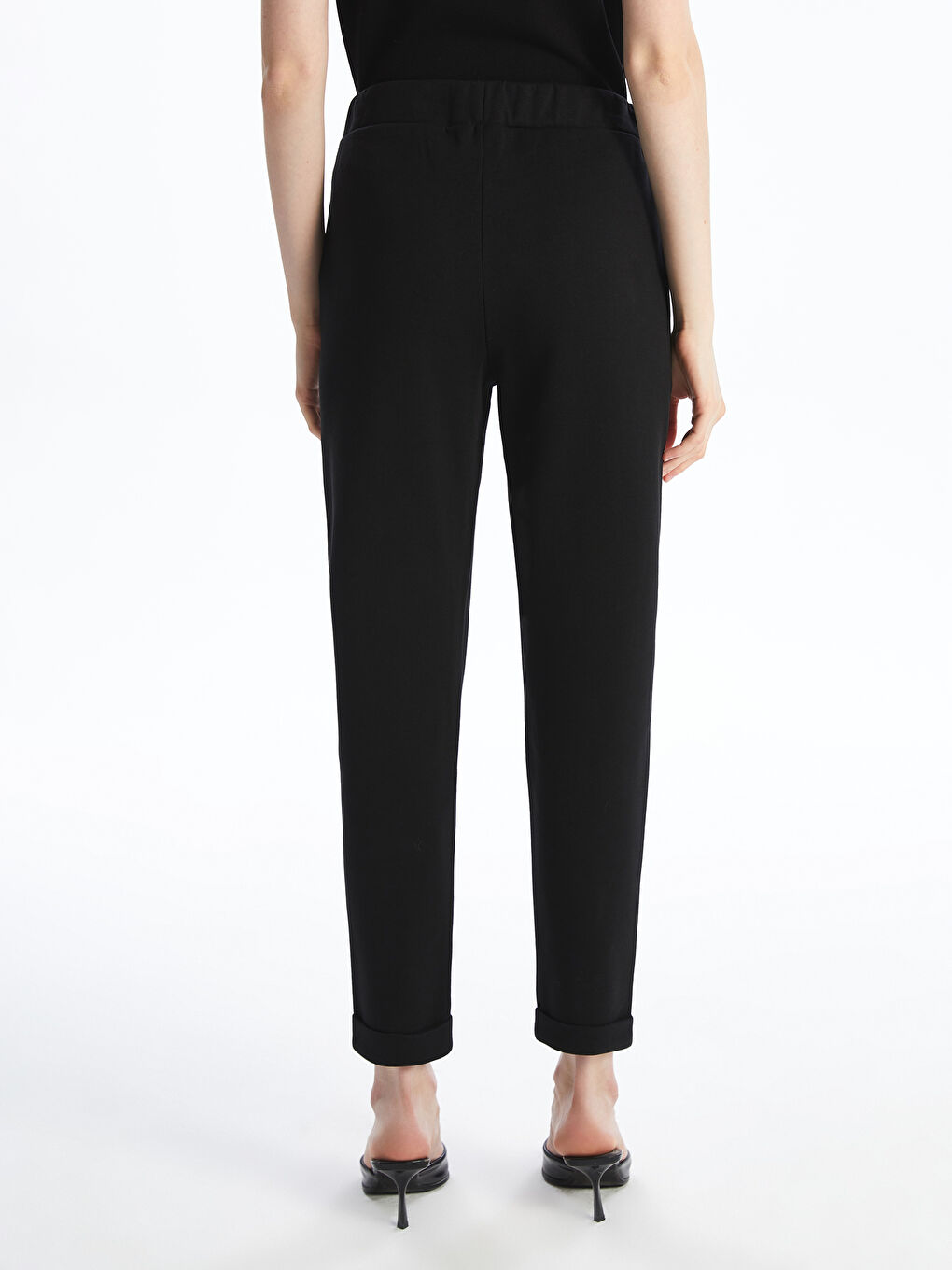 LCWAIKIKI Basic Elasticated Waist Women's Trousers -W58837Z8-CVL