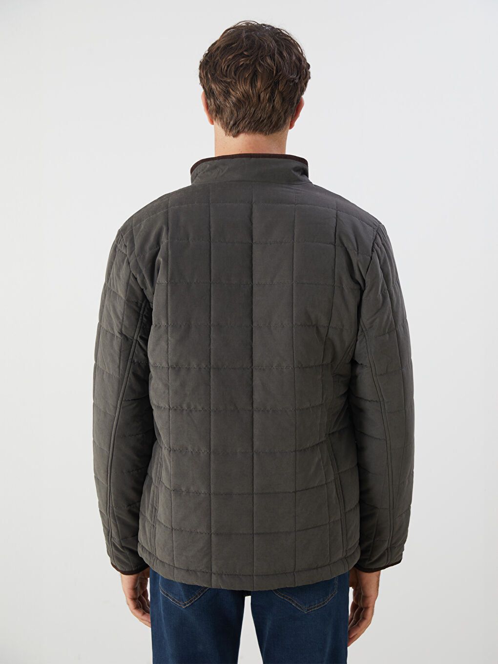 Muškarac TAMNO ZELENA Puffer jakna/napuhana deblja jakna-4