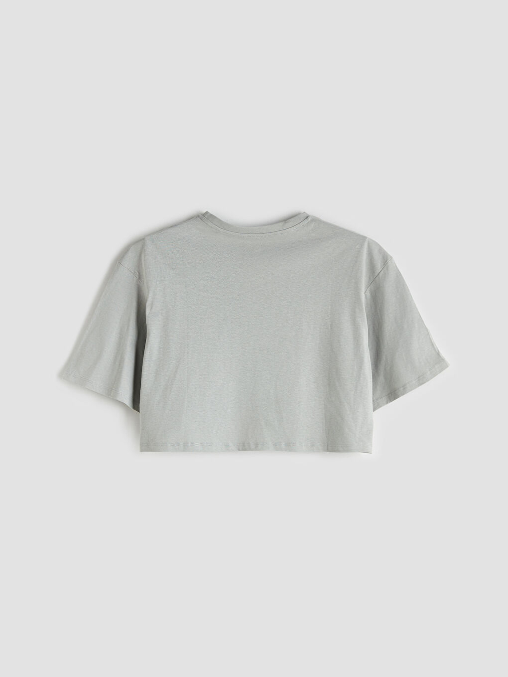 XSIDE ACTIVE Crew Neck Oversize Crop Women's Sports T-Shirt -W58985Z8-PNH