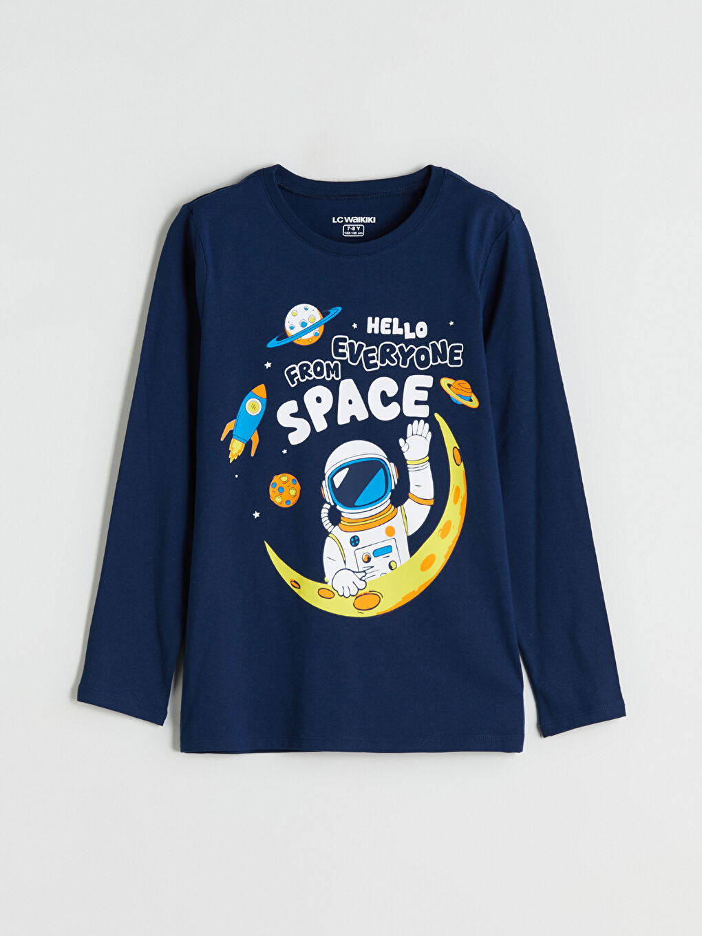 Crew Neck Boys' Pyjama Set-1