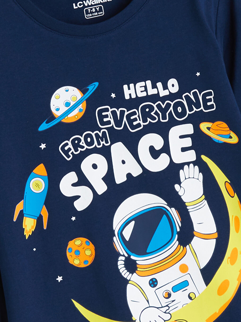 Crew Neck Boys' Pyjama Set-2