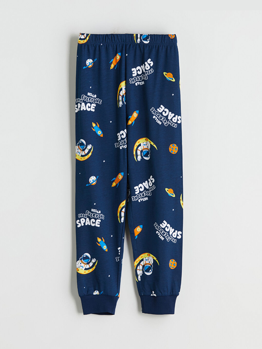 Crew Neck Boys' Pyjama Set-4