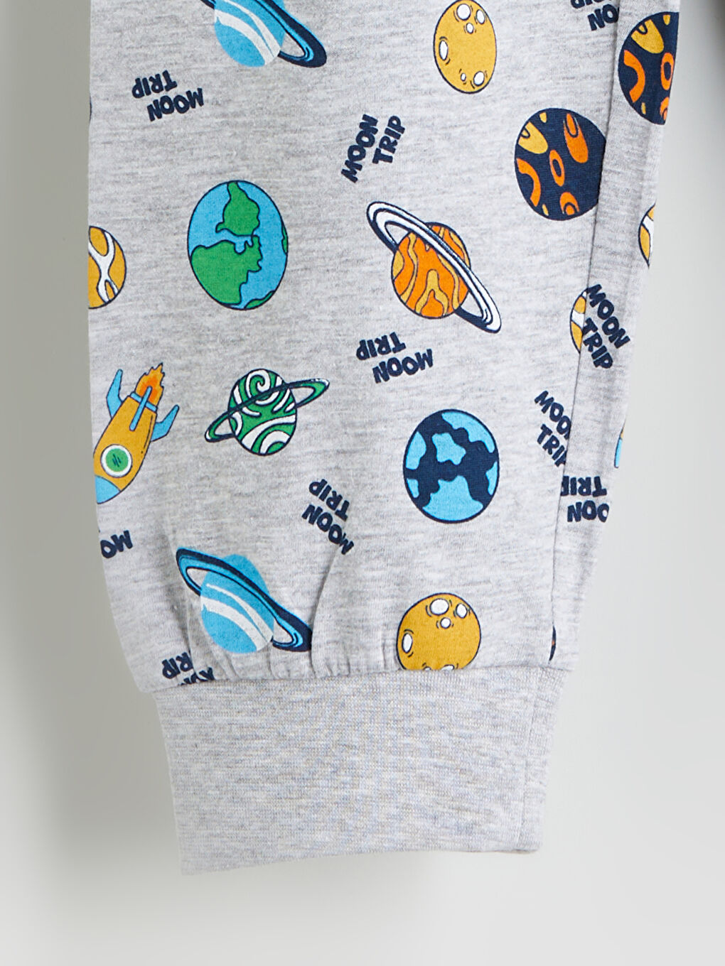 Crew Neck Boys' Pyjama Set-5