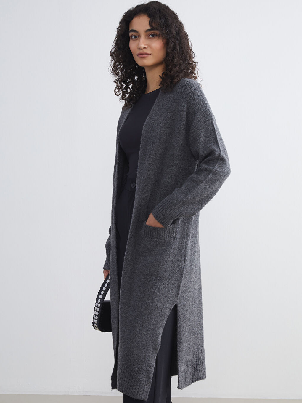 Shawl Collar Women's Knitwear Cardigan