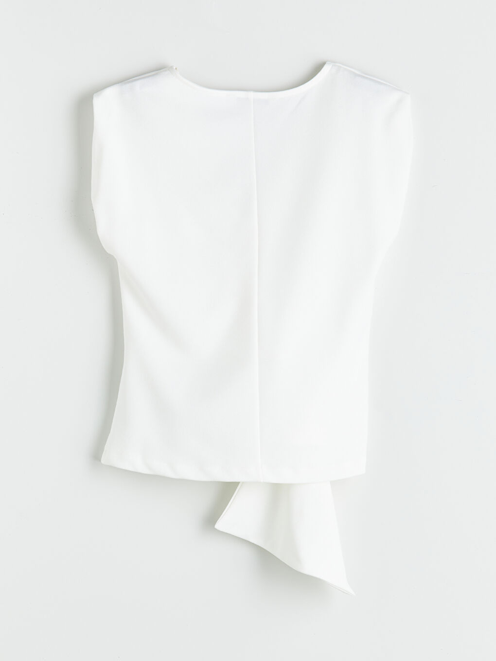 LCW Vision V-Neck Gathered Blouse -W59018Z8-R9J
