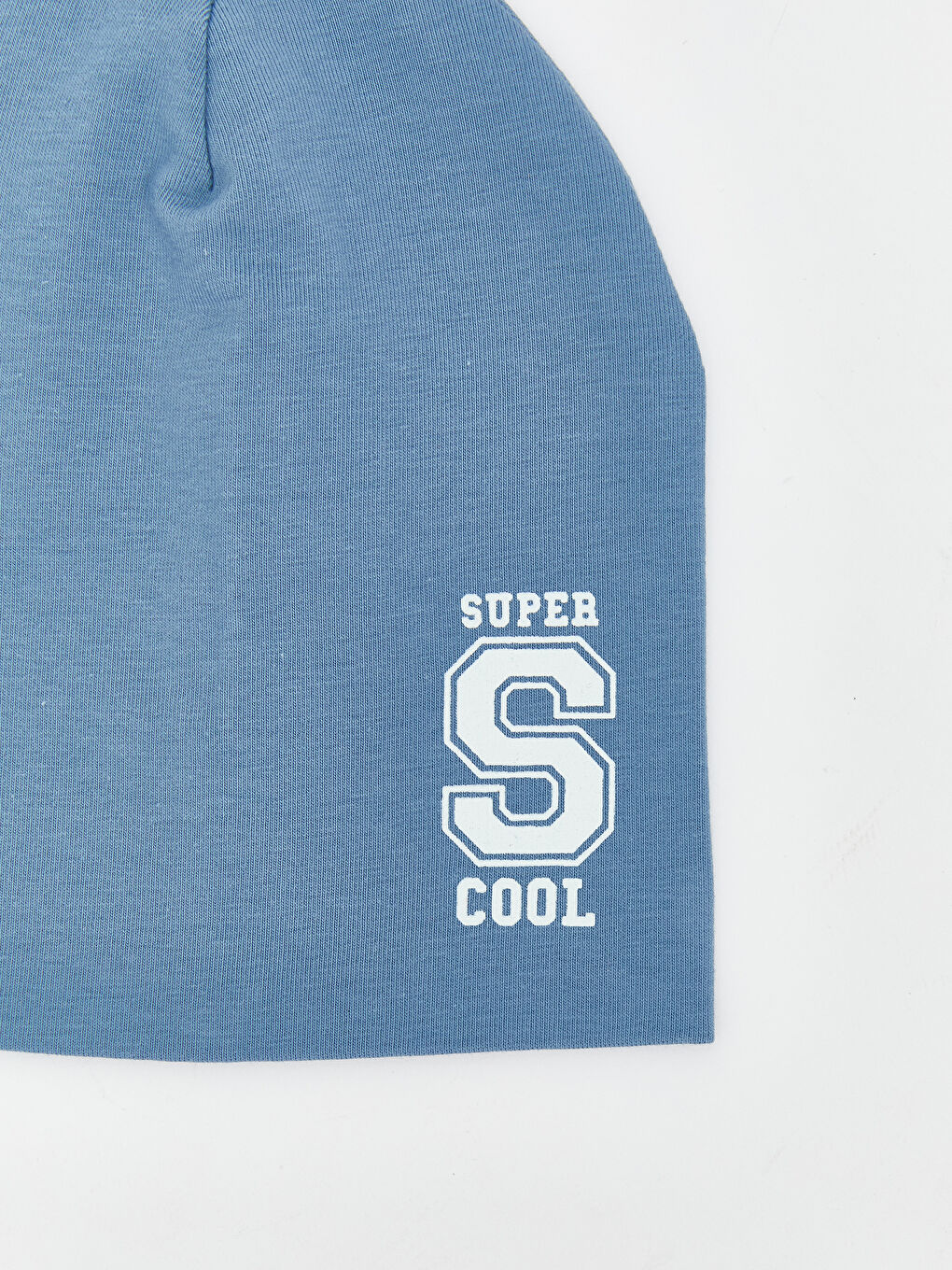 Mavi Baskılı Erkek Bebek Bere-1