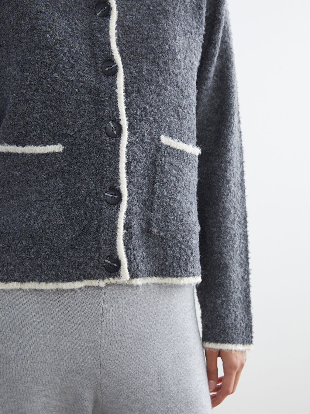 әйелдерге арналған трикотаж кардиган-2