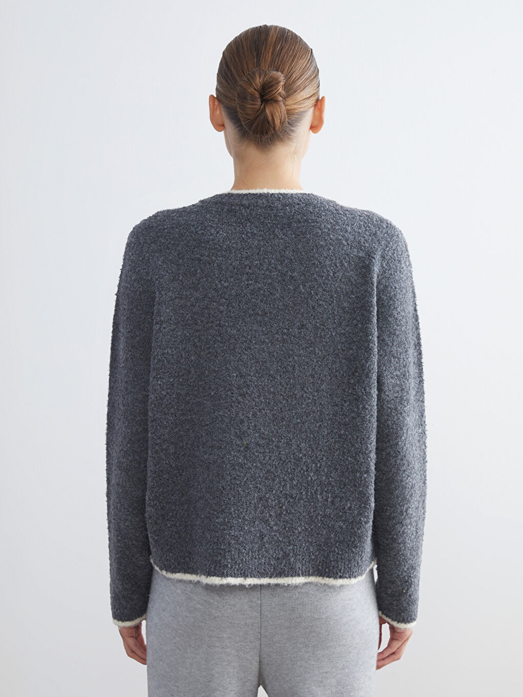 әйелдерге арналған трикотаж кардиган-3