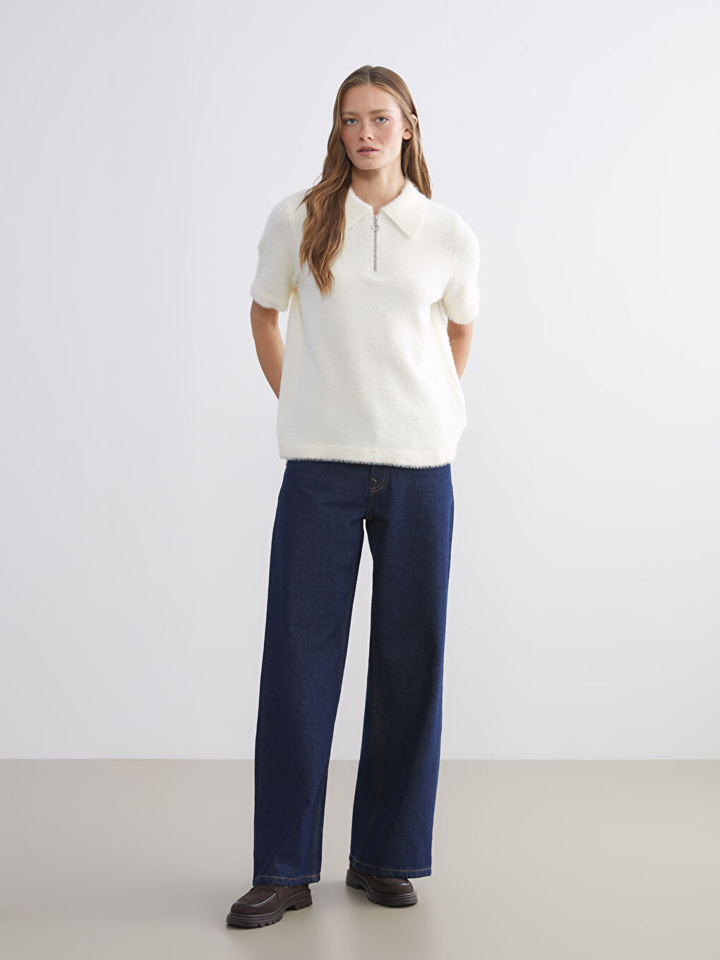 Woman ECRU Sweater-1