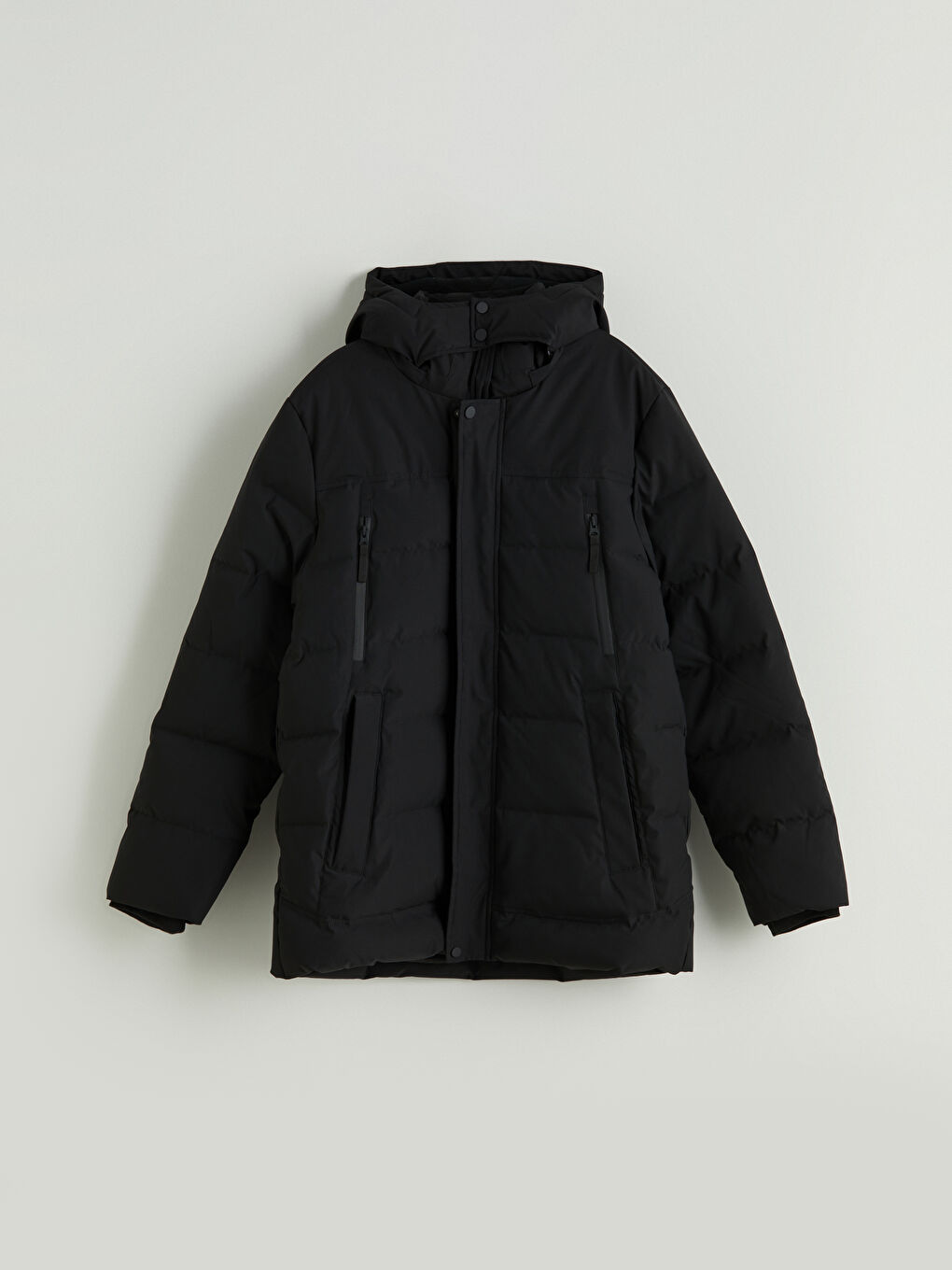 Standard Fit Hooded Men's Coat-6