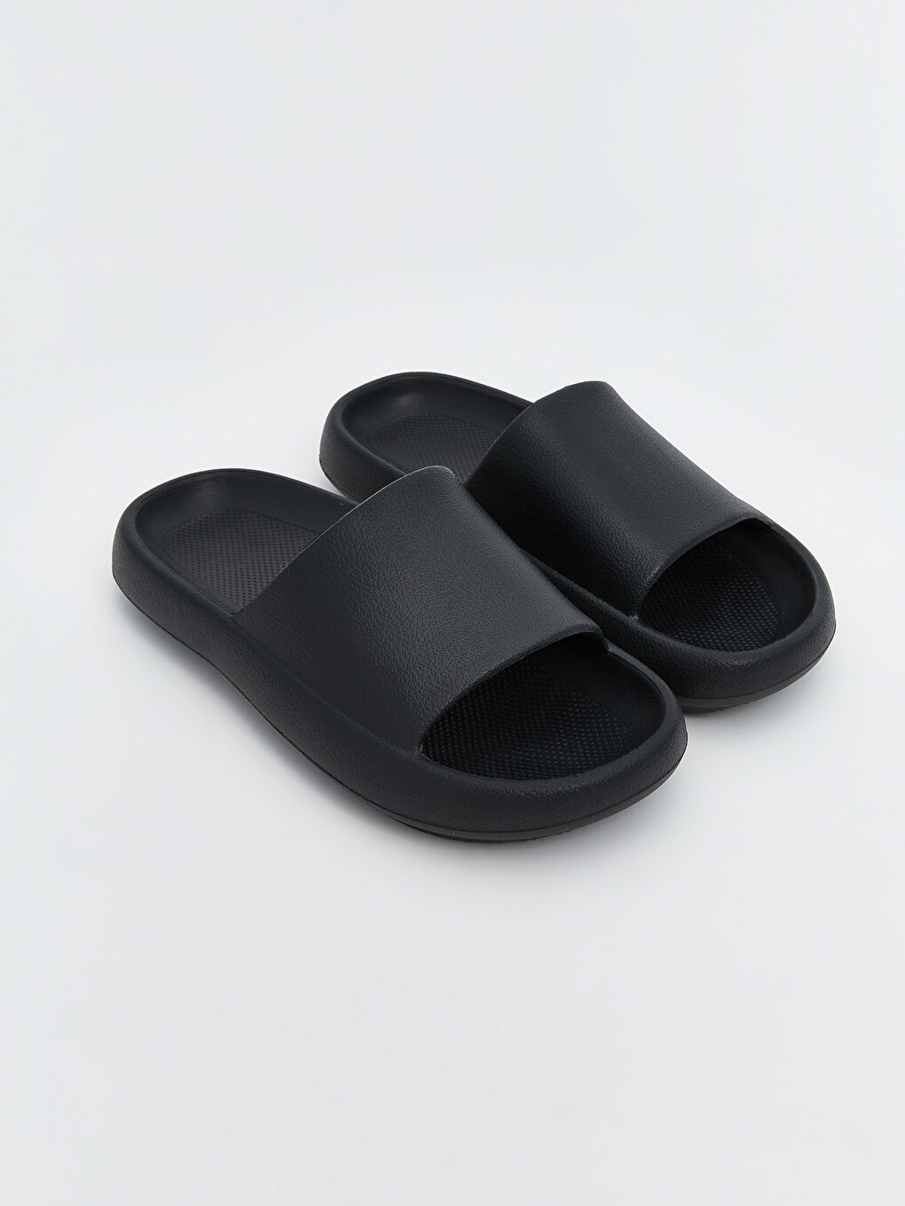 LCW STEPS Faux Leather Men's Slippers -W59079Z8-CVL