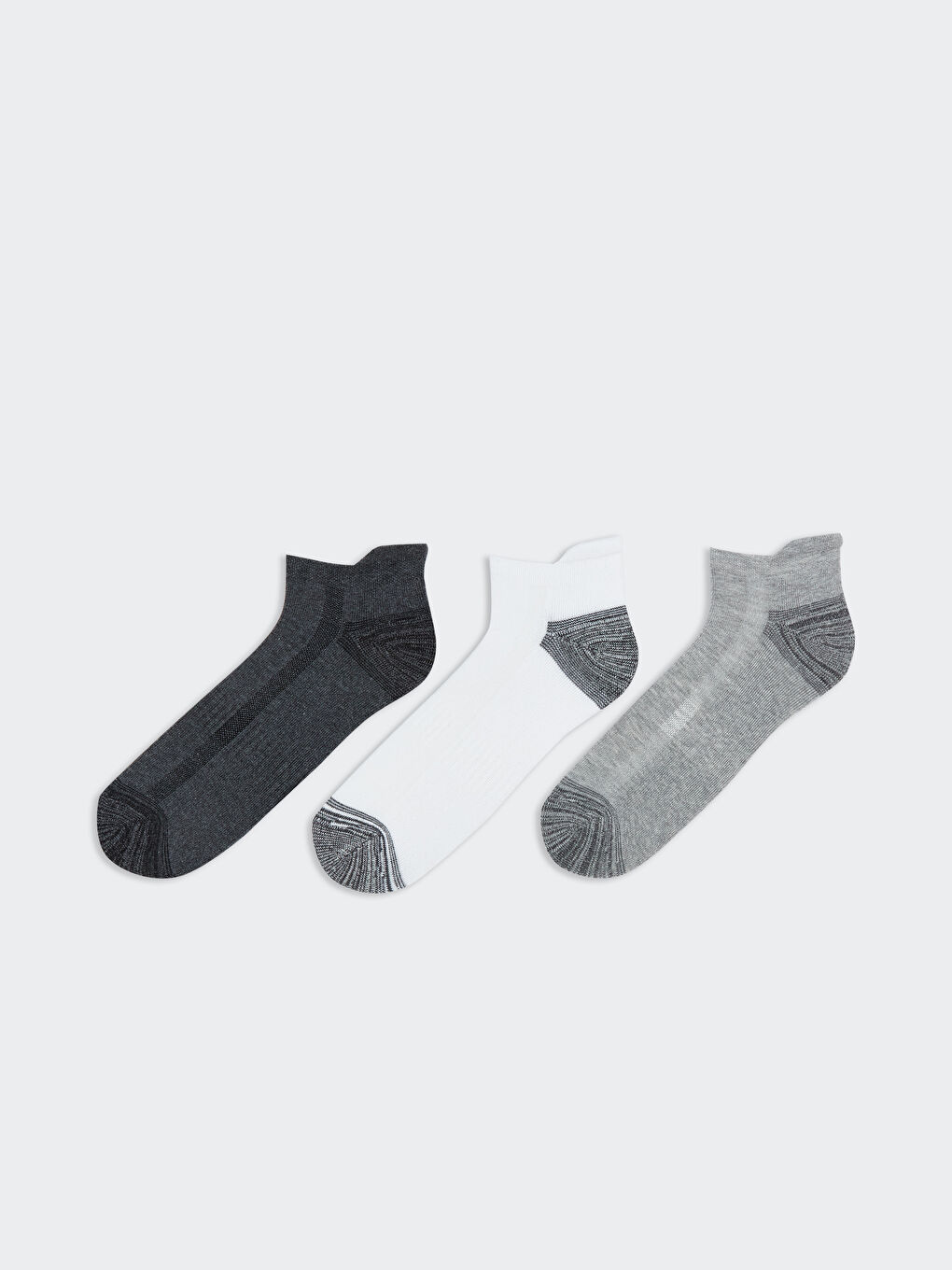LCW ACCESSORIES Patterned Men's Trainer Socks 3-pack -W59092Z8-K00