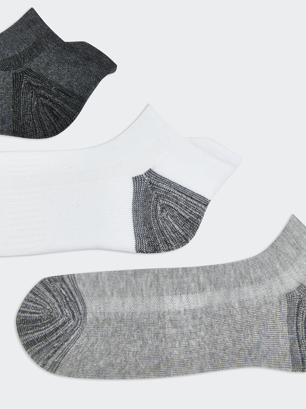 LCW ACCESSORIES Patterned Men's Trainer Socks 3-pack -W59092Z8-K00