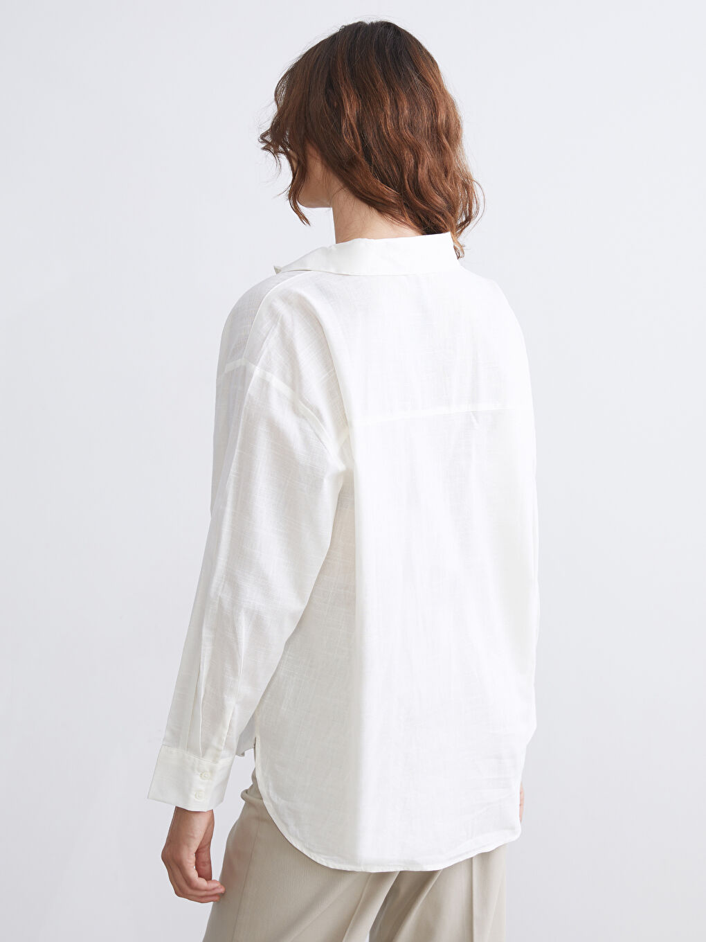 LCW Vision Oversize Women's Shirt -W59112Z8-R9J