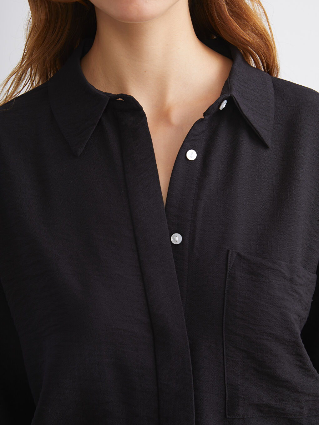 LCW Vision Oversize Women's Shirt -W59115Z8-CVL