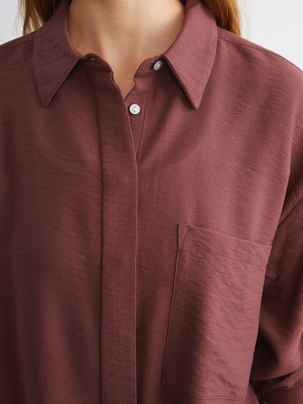 LCW Vision Oversize Women's Shirt -W59115Z8-D7V