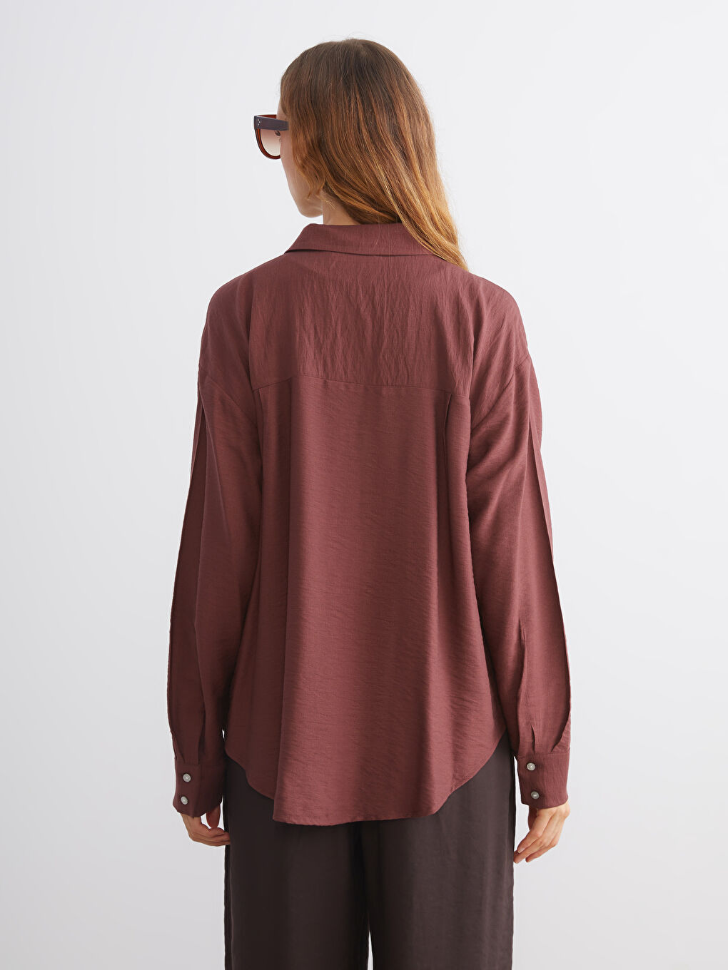 LCW Vision Oversize Women's Shirt -W59115Z8-D7V