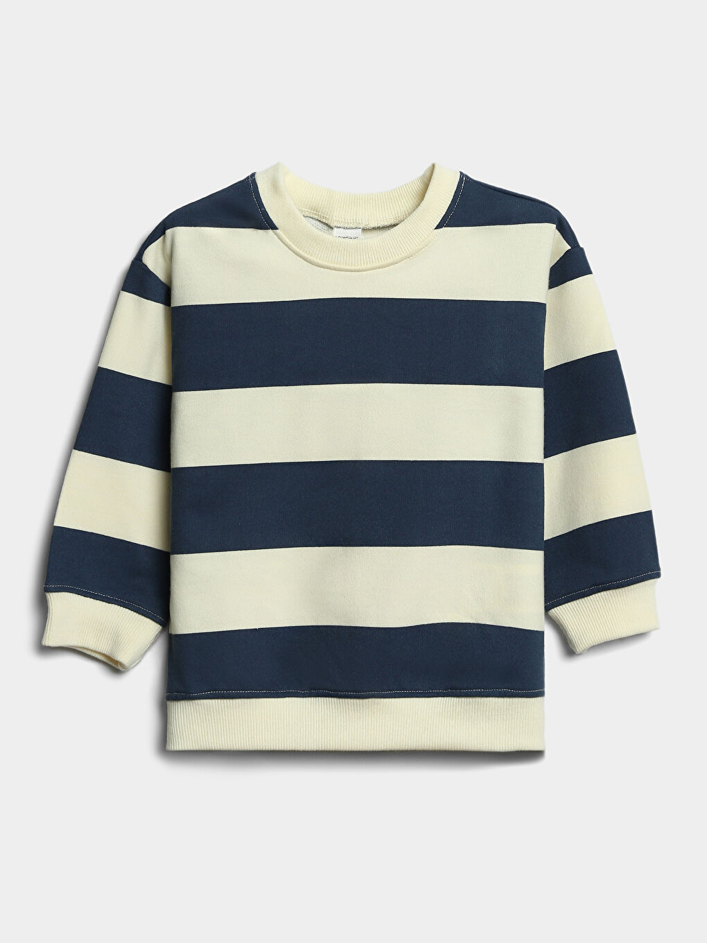 Crew Neck Striped Boys' Sweatshirt
