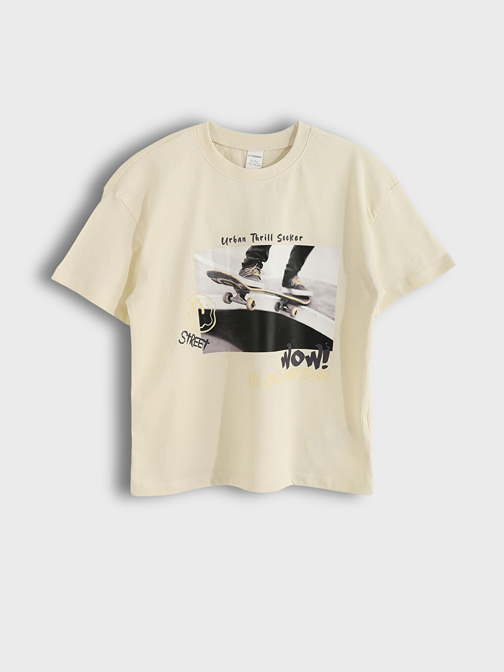 T-shirt Imprimé pour Garçons à Col Rond