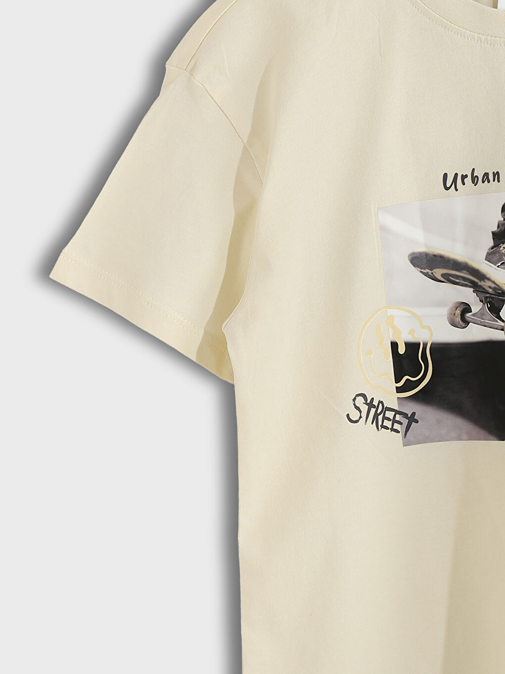 T-shirt Imprimé pour Garçons à Col Rond-2