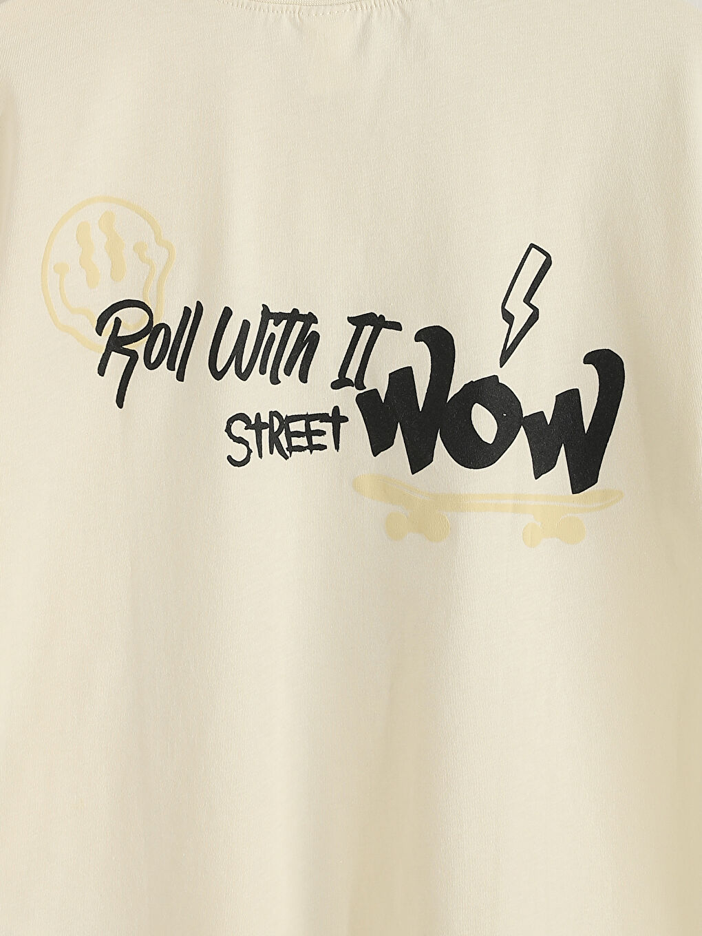 T-shirt Imprimé pour Garçons à Col Rond-3