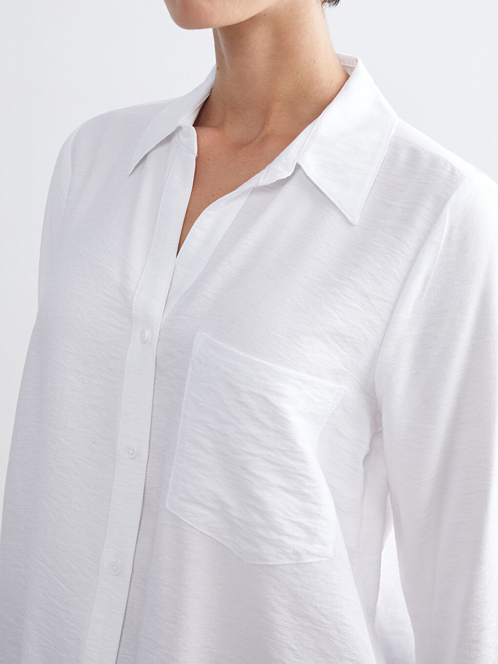 LCW Vision Loose Fit Women's Shirt -W59142Z8-FFB