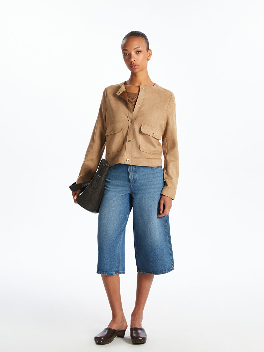 LCW Vision Woman BEIGE Jacket -W59145Z8-DFV