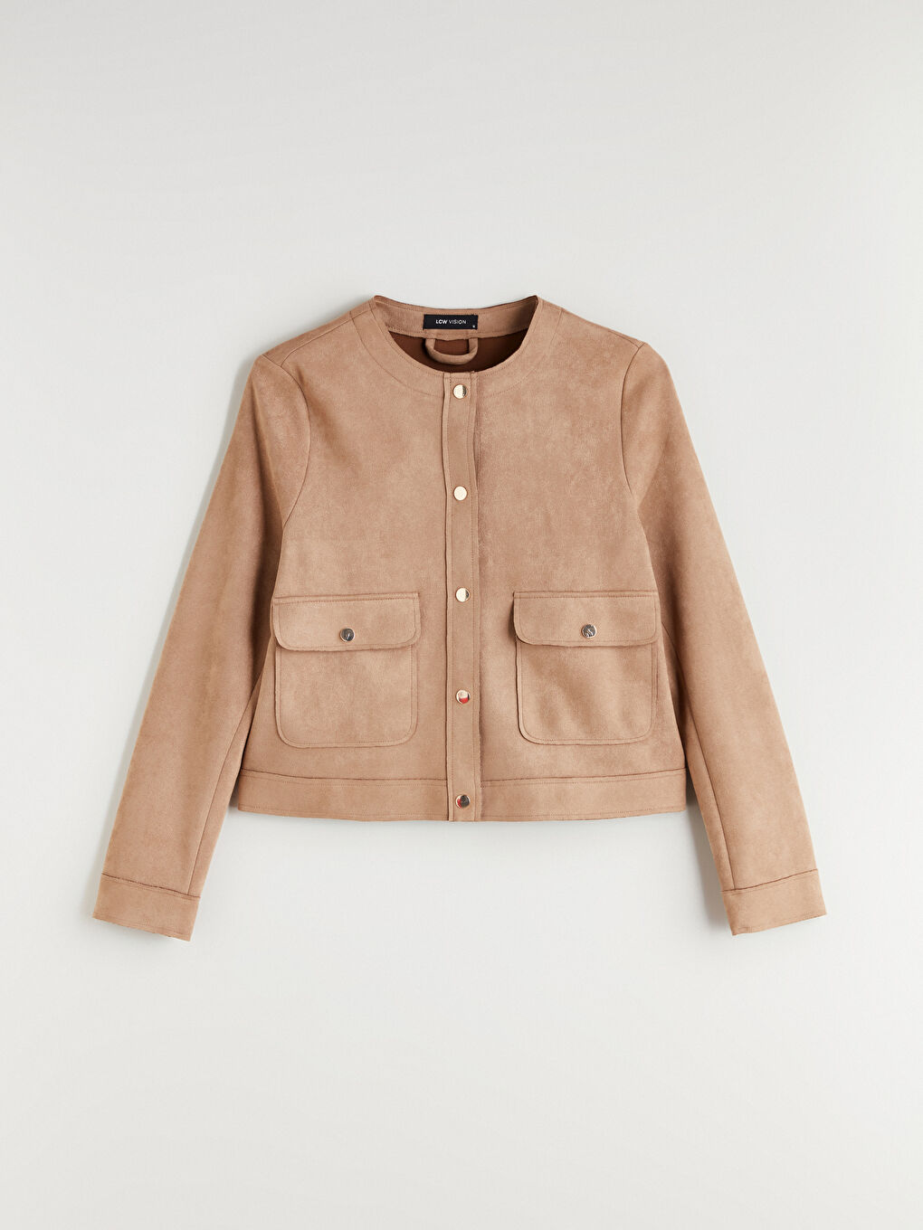 LCW Vision Woman BEIGE Jacket -W59145Z8-DFV