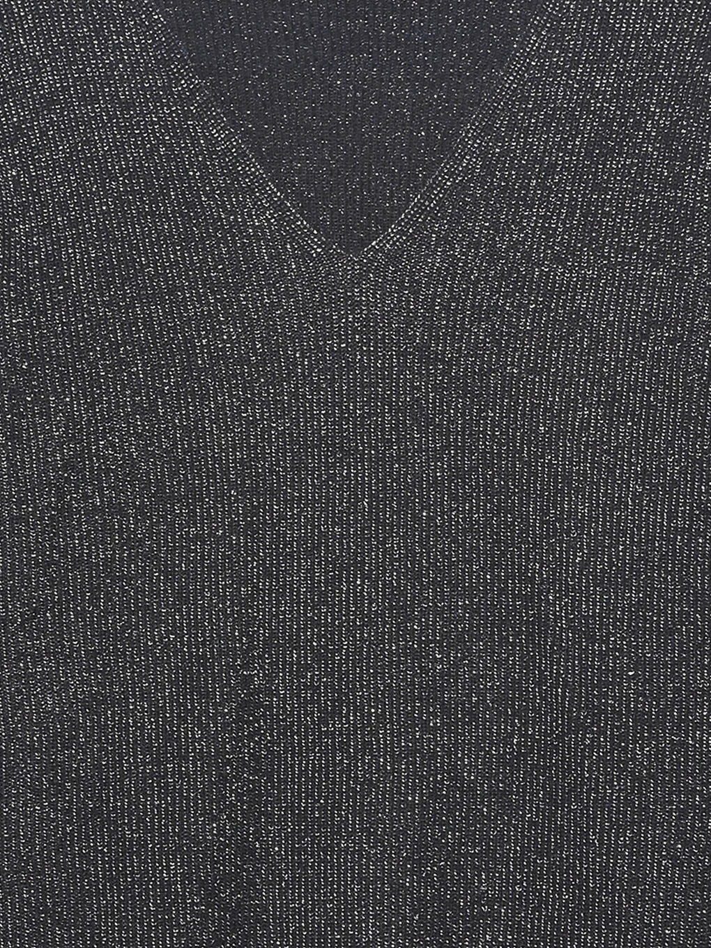 Pull-over en Tricot à Encolure en V pour Femmes-2