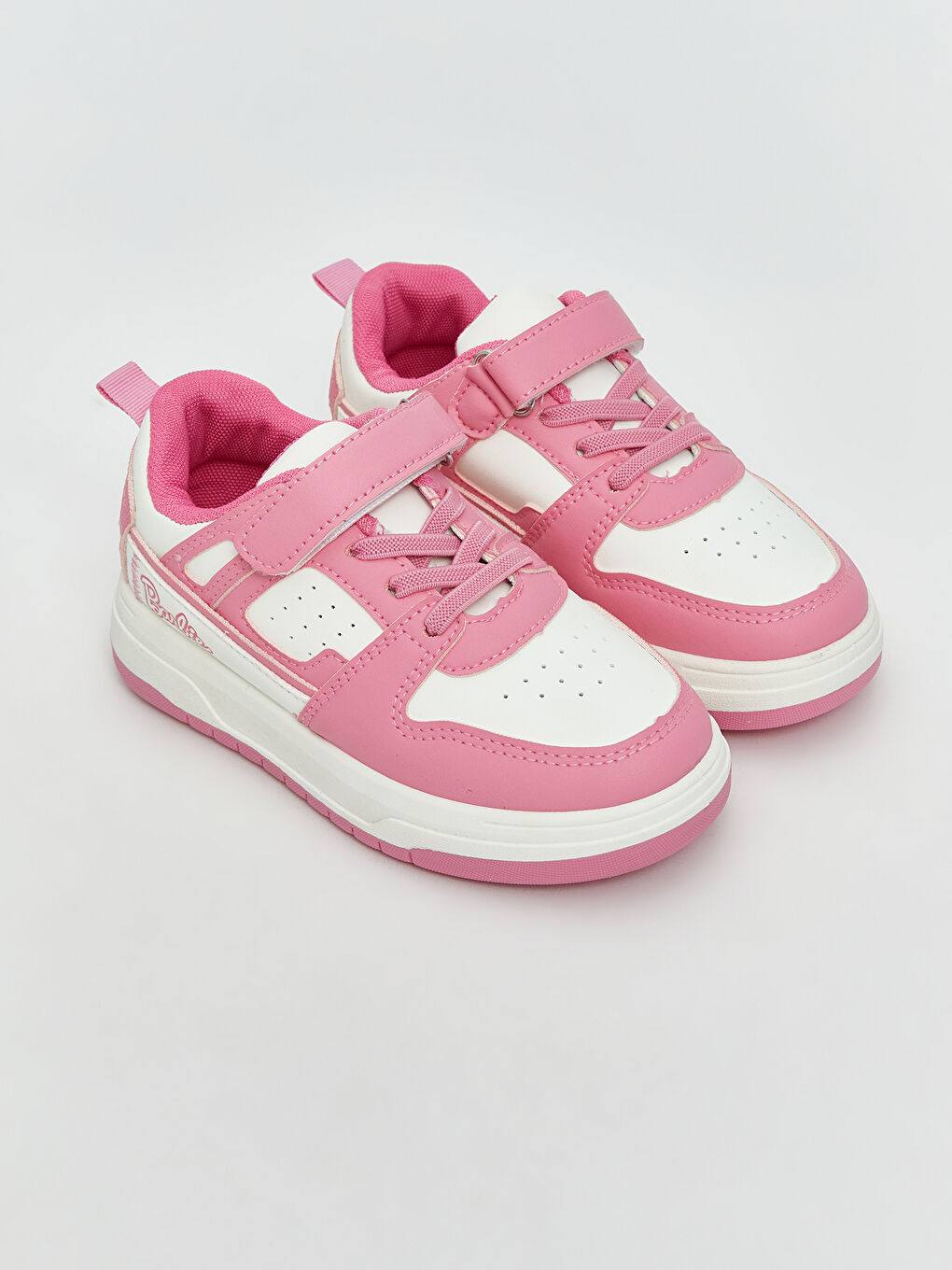 Baby Girls' Sneakers with Laces & Hook-and-Loop