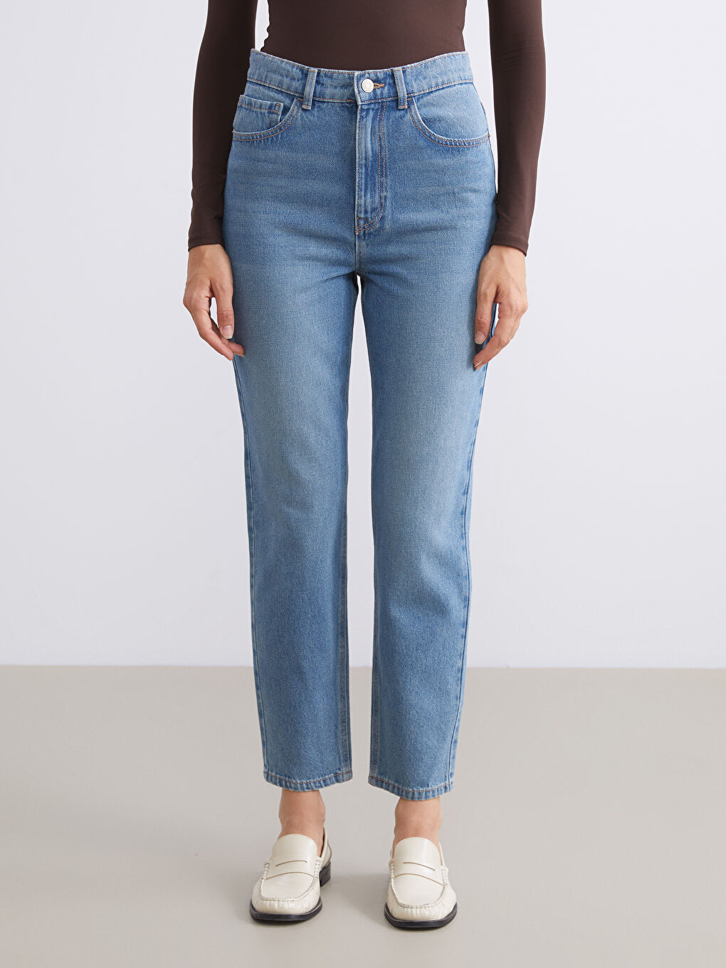 LCW Jeans Mom Fit Women's Jeans -W59179Z8-JVU