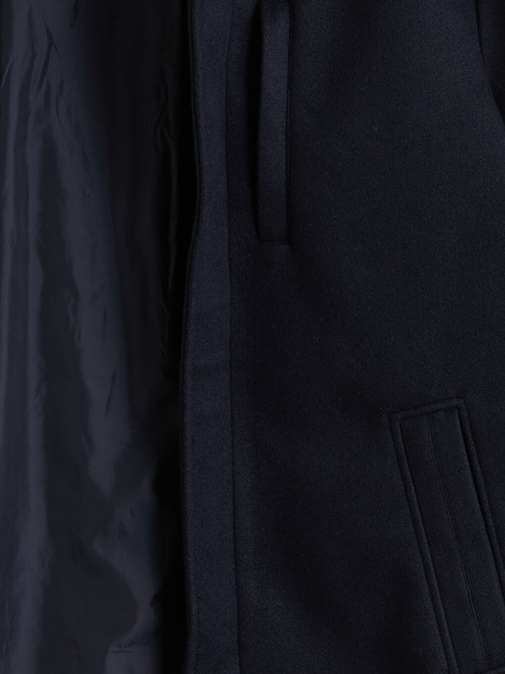 Large Size Standard Fit Funnel Neck Men's Cachet Coat-1