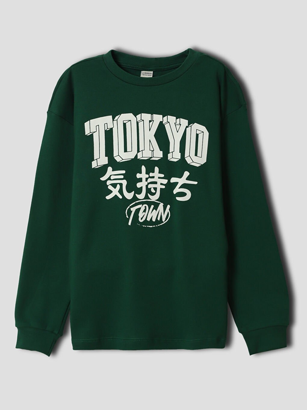 تيشيرت ياقة دائرية مطبوع للأولاد