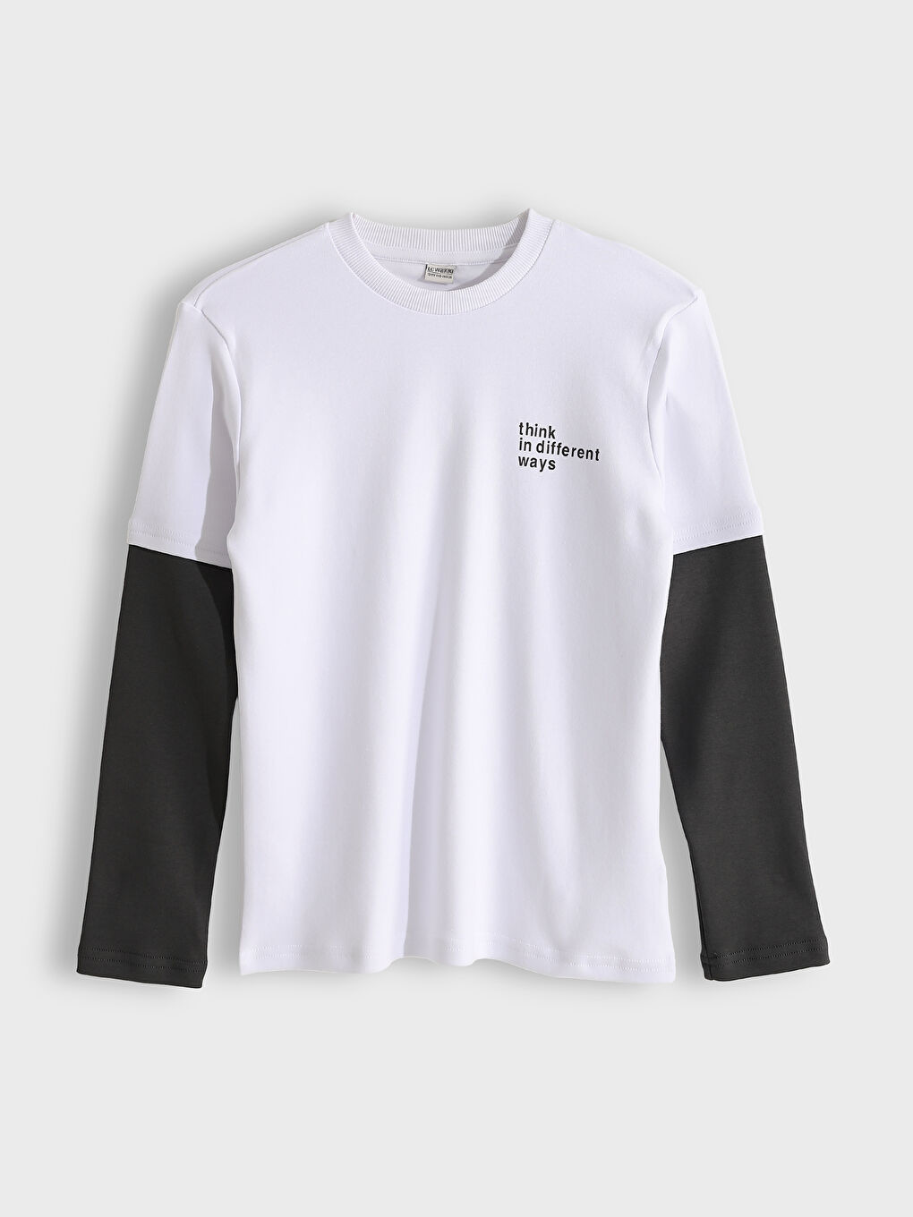 Crew Neck Printed Boys' T-Shirt