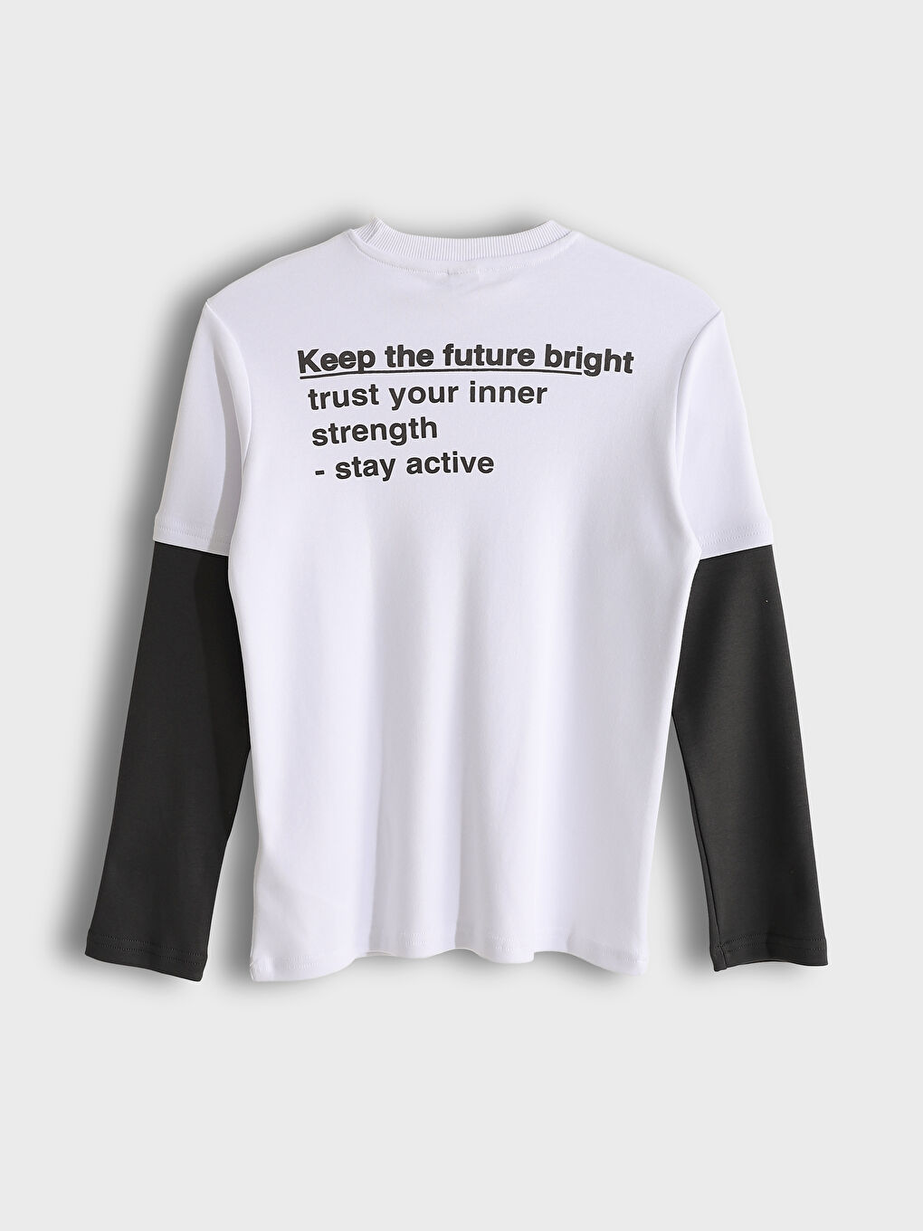 Crew Neck Printed Boys' T-Shirt-1