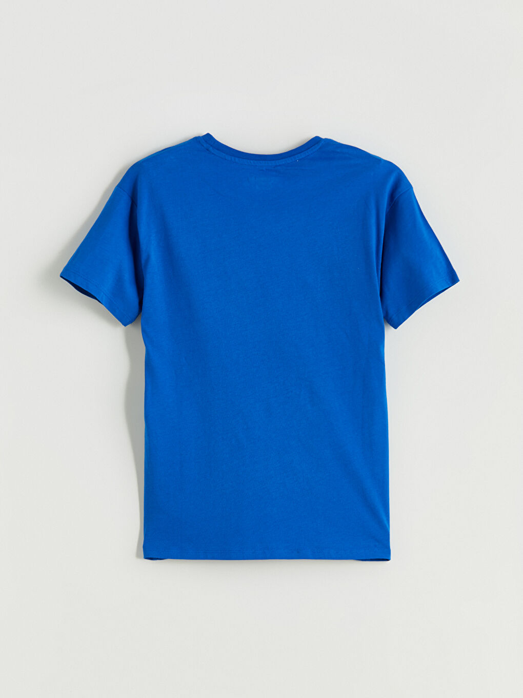 Mavi Bisiklet Yaka Erkek Çocuk Pijama Üst-1