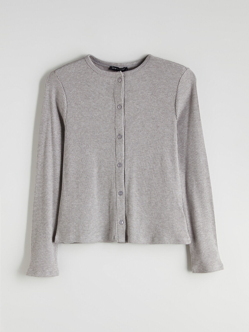 Crew Neck Women's Knitwear Cardigan-4