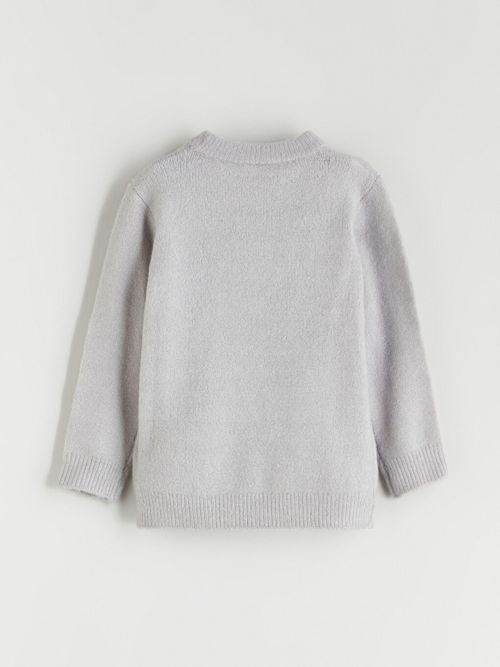 Crew Neck Printed Long Sleeve Boys' Knitwear Sweater-1