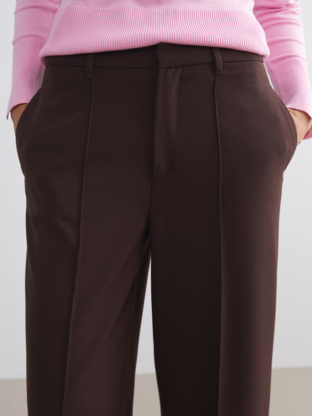 LCW Vision Regular Fit Wide Leg Women's Trousers -W59288Z8-HDD