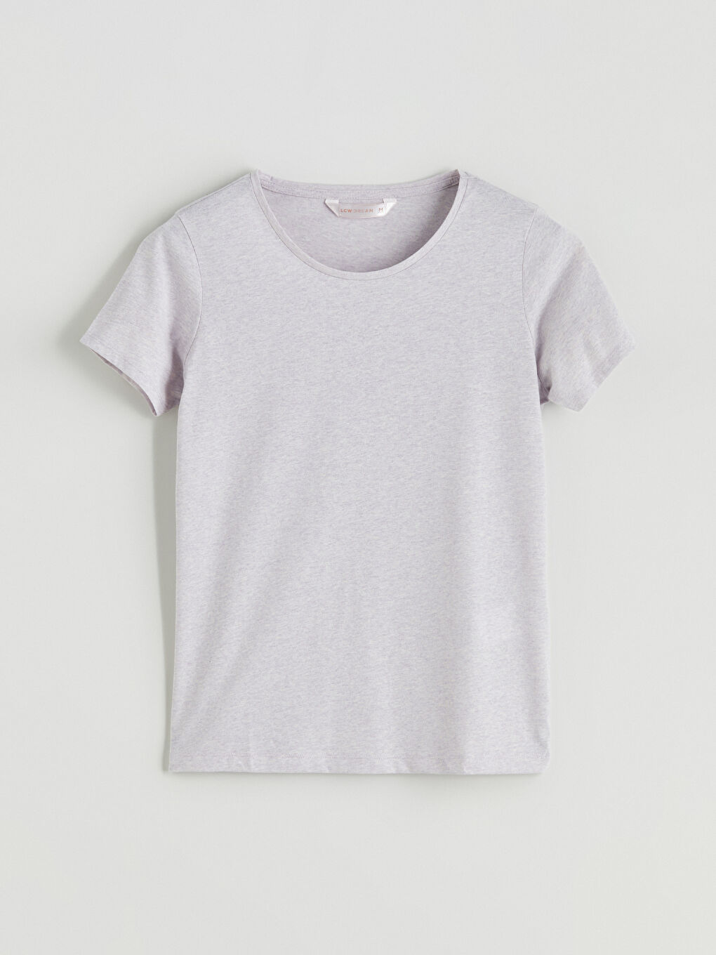 Lila Bisiklet Yaka Kadın Pijama Üstü