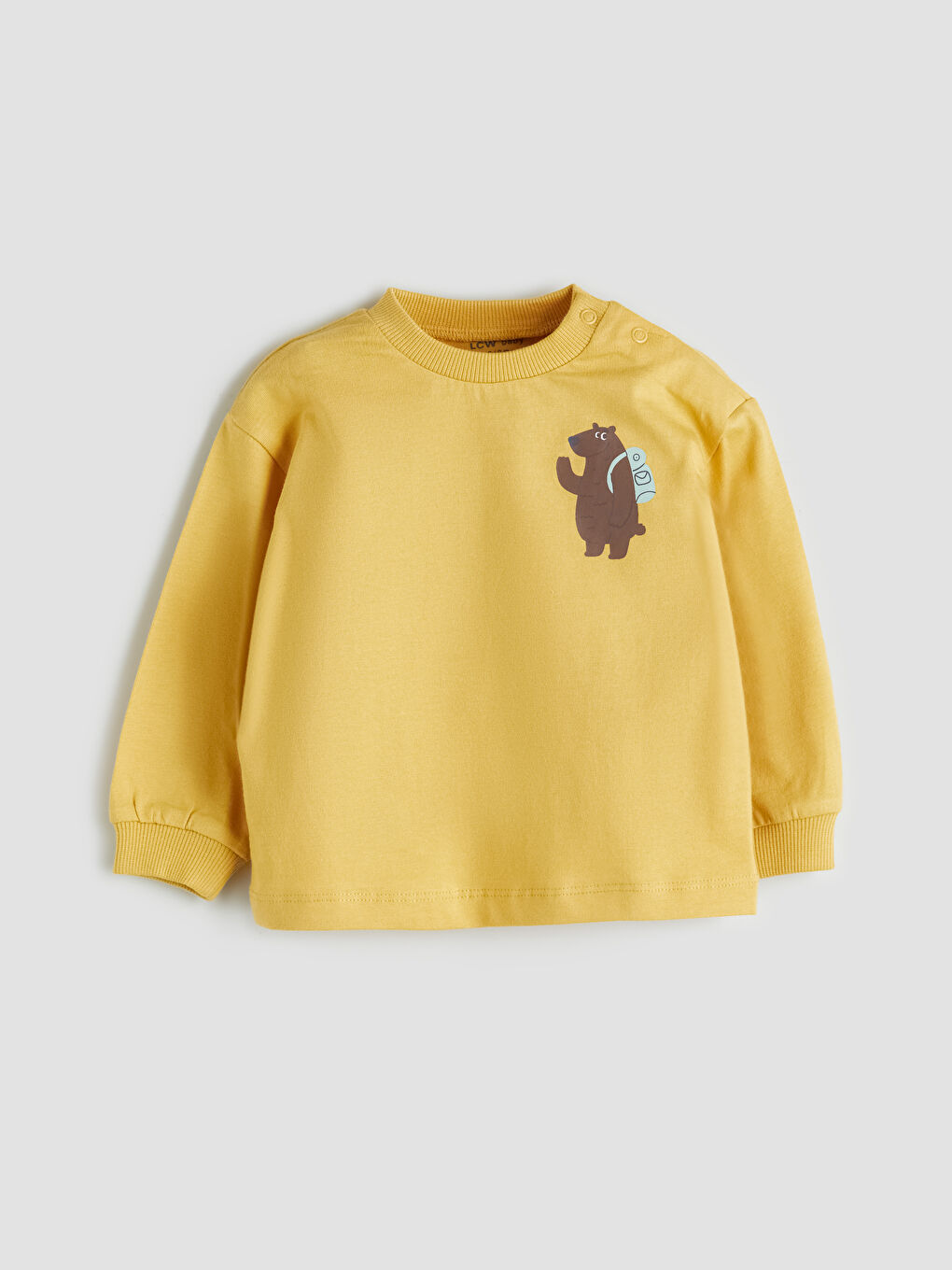 LCW Kids طقم أصفر طفل رضيع -W59308Z1-VWY