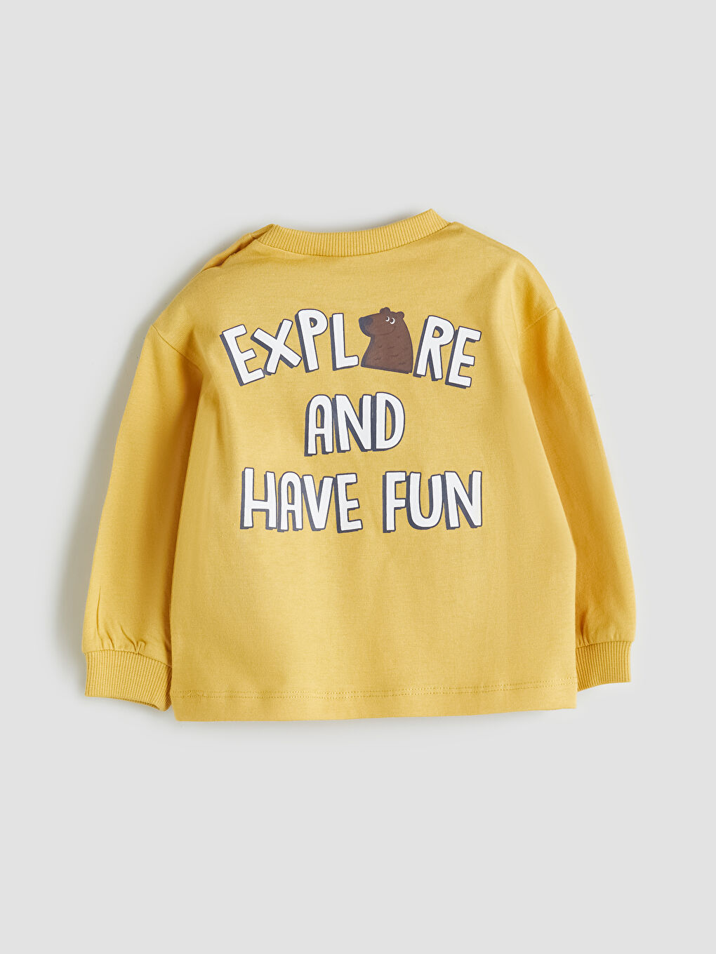 LCW Kids طقم أصفر طفل رضيع -W59308Z1-VWY