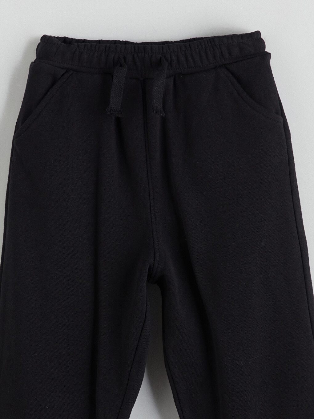 Siyah Beli Lastikli Erkek Çocuk Jogger Eşofman Altı-2